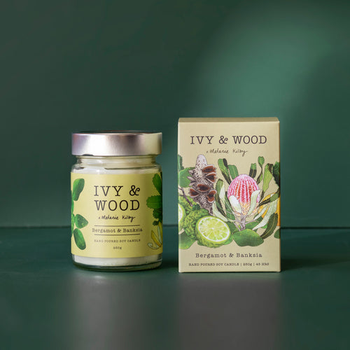 Ivy & Wood Australian Bergamot & Banksia Soy Candle