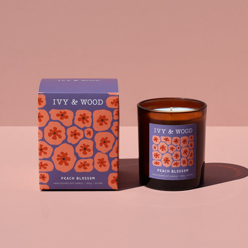 Ivy & Wood Poppy & Amber Soy Candle