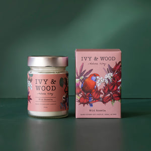Ivy & Wood Australian Wild Rosella Soy Candle